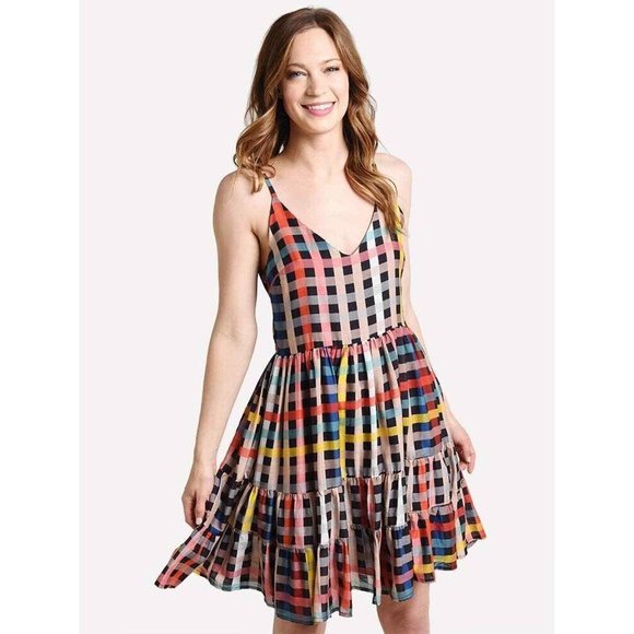 Carolina K Dresses & Skirts - Carolina K Marieta Plaid Tank Dress, Size Small